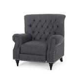 Christopher Knight Home® - Noble House - Sunapee Contemporary Tufted Recliner with Nailhead Trim