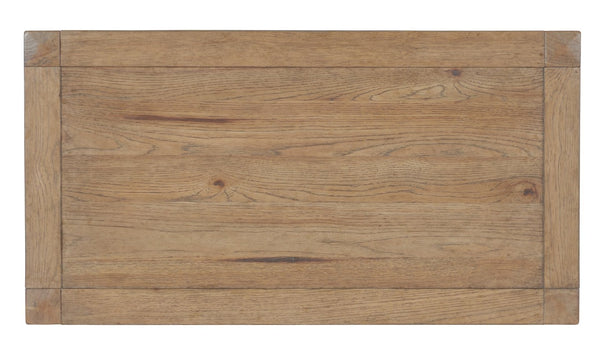 Hooker Furniture Vineyard Pecky Hickory Three-Drawer Nightstand In Sonoma Finish With Felt-Lined Top Drawer & Hammered Pulls 6952-90116-80