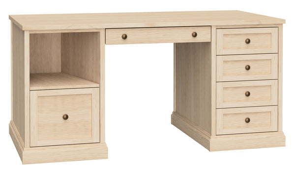 Hekman Custom Office Pedestal Desk EP60L Hekman Furniture