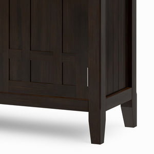 English Elm Bedford Sideboard Buffet - Handcrafted Dark Tobacco Brown Storage With Timeless Transitional Style B136P158488