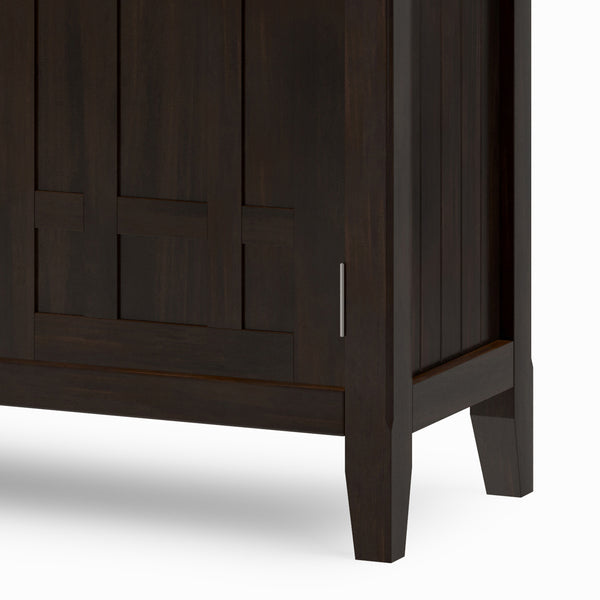 English Elm Bedford Sideboard Buffet - Handcrafted Dark Tobacco Brown Storage With Timeless Transitional Style B136P158488