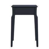 Homelegance By Top-Line Jessip 1-Drawer Wood Side Table Black Wood