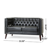 Christopher Knight Home® - Noble House - Holasek Contemporary Upholstered Tufted Loveseat