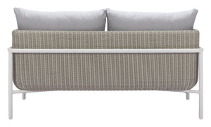 Frais Loveseat Gray 704016 Zuo Modern
