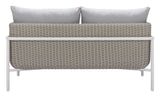 Frais Loveseat Gray 704016 Zuo Modern