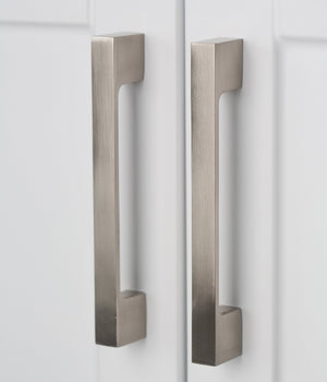 English Elm Hennessy Deluxe 24" Laundry Cabinet With Stainless Steel Sink, Chrome Faucet & Shaker Storage Design B136P158798