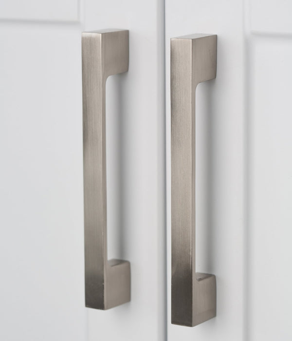 English Elm Hennessy Deluxe 24" Laundry Cabinet With Stainless Steel Sink, Chrome Faucet & Shaker Storage Design B136P158798