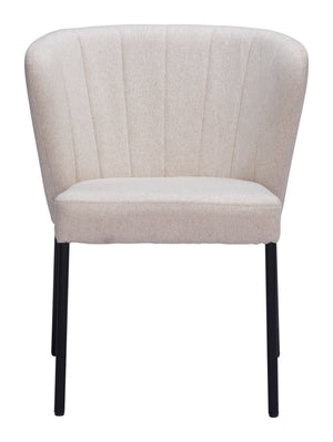 Aimee Dining Chair - Set of 2 Beige 109678 Zuo Modern