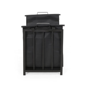 English Elm Christopher Knight Home® - LOG HOLDER Heavy-Duty Black Iron Firewood Rack for Indoor Outdoor Use, Compact 21.25x18x4.75 Inch Stylish Storage 67303.00