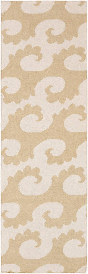 Surya Yacht Club Ytc-2012 Coastal Inspired Handmade 2' X 3' Wool Rug - Durable Beach Decor Charm! Tan Wool Ytc2014-268