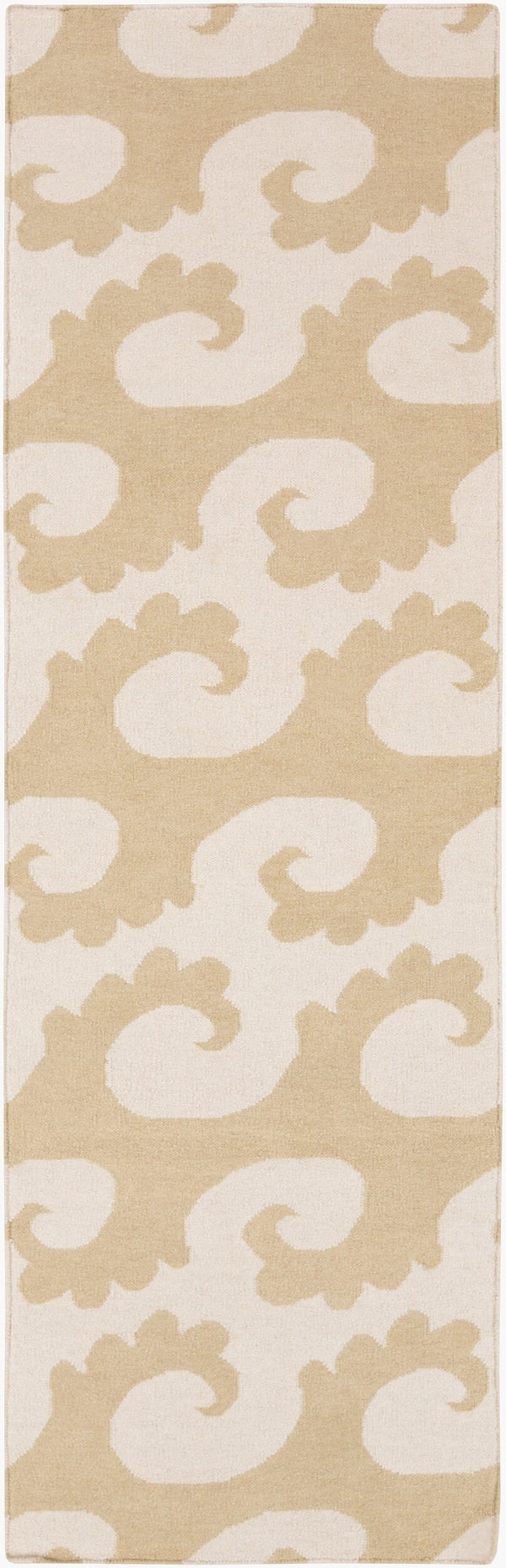 Surya Yacht Club Ytc-2012 Coastal Inspired Handmade 2' X 3' Wool Rug - Durable Beach Decor Charm! Tan Wool Ytc2014-268