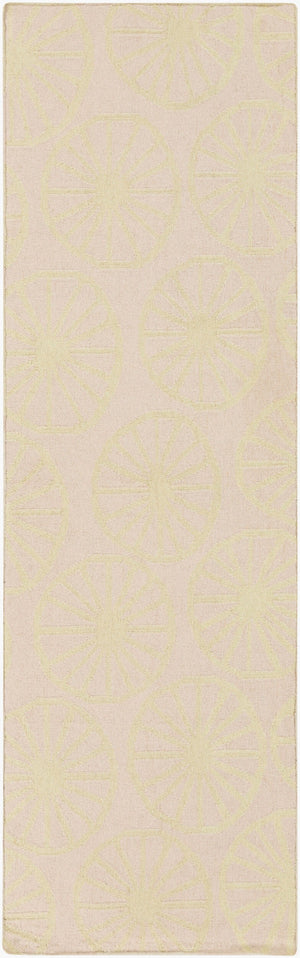 Surya Yacht Club Ytc-2012 Coastal Inspired Handmade 2' X 3' Wool Rug - Durable Beach Decor Charm! Light Olive Wool Ytc2017-268