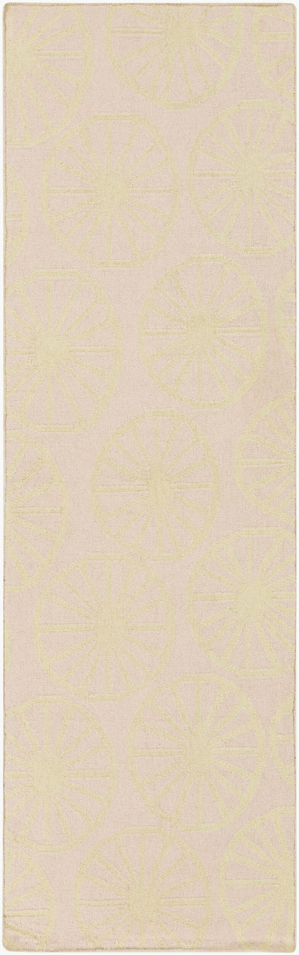 Surya Yacht Club Ytc-2012 Coastal Inspired Handmade 2' X 3' Wool Rug - Durable Beach Decor Charm! Light Olive Wool Ytc2017-268