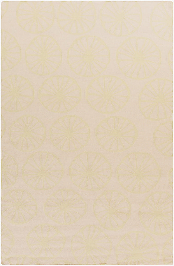 Surya Yacht Club Ytc-2012 Coastal Inspired Handmade 2' X 3' Wool Rug - Durable Beach Decor Charm! Light Olive Wool Ytc2017-3353