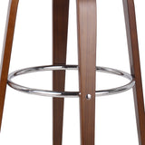 Christopher Knight Home® - Noble House - Clyo Mid-Century Modern Upholstered Swivel Barstool