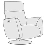 Bernhardt Paolo Power Motion Recliner 131RLFO