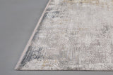 Feizy Rugs Cadiz Viscose/Acrylic Machine Made Industrial Rug Ivory/Taupe/Gray 12' x 18'