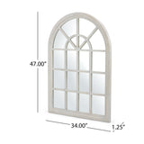 Christopher Knight Home® - Noble House - Dunlap Traditional Arched Windowpane Mirror