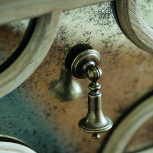 Bernhardt Bernhardt White Raffia Serving Tray By Jamie Merida — Coastal Wooden Trim, Lightweight Durable 28" 385232