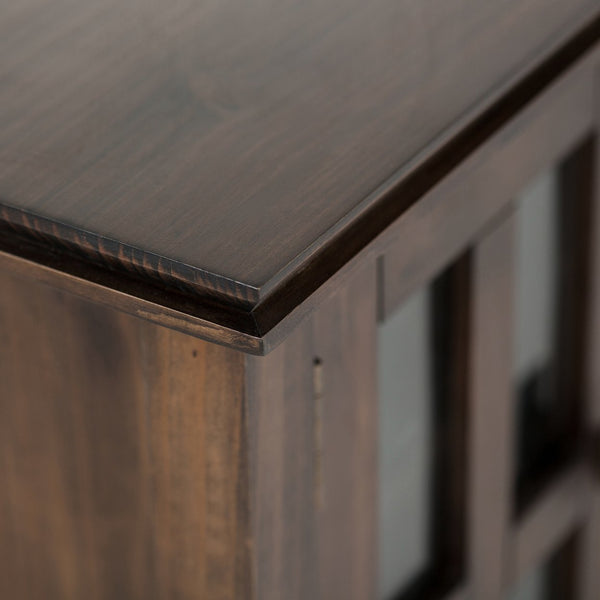 English Elm Artisan 72" Tv Media Stand - Handcrafted Solid Wood In Natural Aged Brown With Ample Storage Options B136P158701