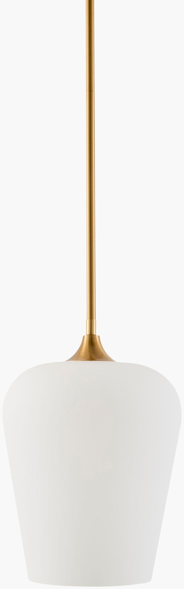 Livabliss Yueva Cylindrical Glass Metal Pendant Light for Dining Rooms and Kitchen Islands YUEV-020