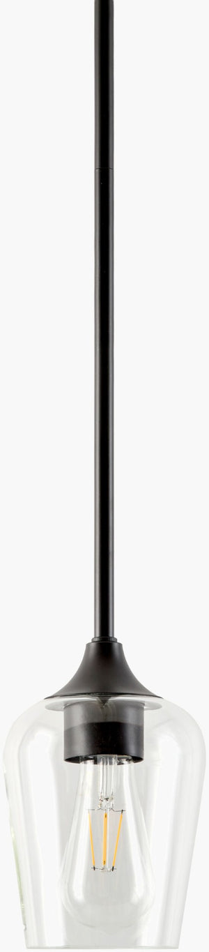 Livabliss Yueva Metal and Glass Minimalist Pendant Light for Kitchen Island or Entryway Clusters YUEV-023