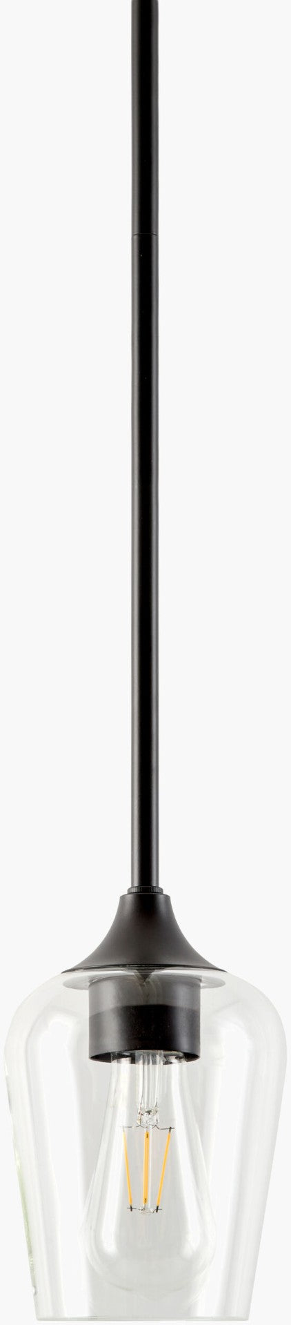 Livabliss Yueva Metal and Glass Minimalist Pendant Light for Kitchen Island or Entryway Clusters YUEV-023