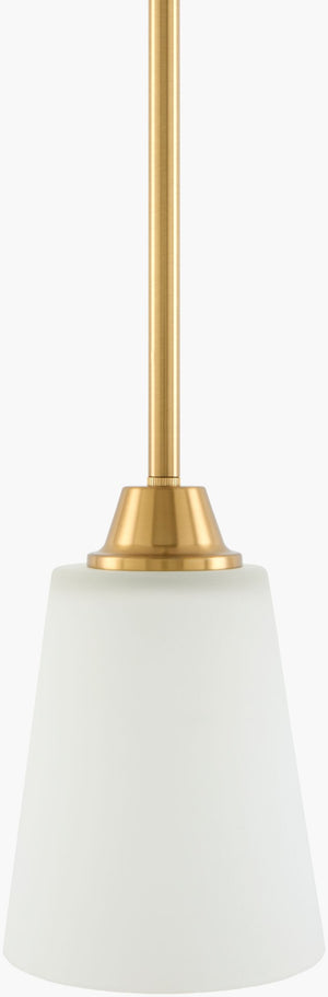 Livabliss Yueva Metal and Glass Mini Pendant Light for Kitchen Islands and Dining Spaces YUEV-090