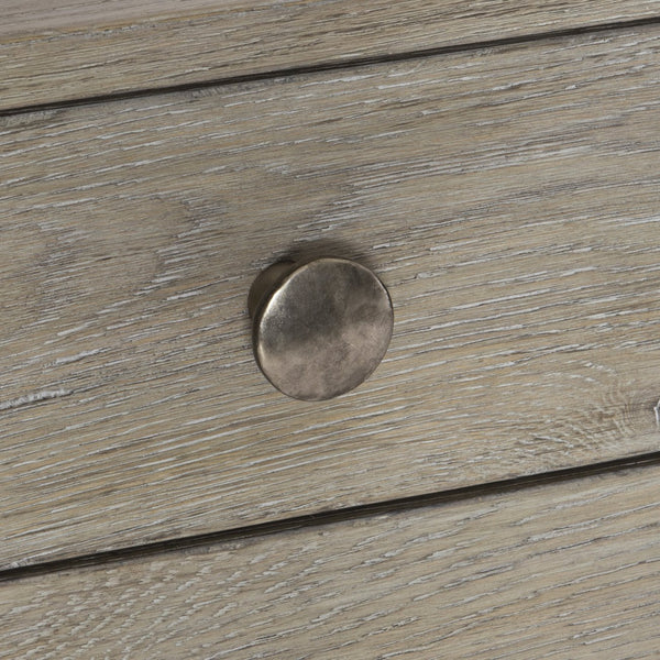 Bernhardt Bernhardt Knotty White Oak Albion Credenza With Pewter Finish, Soft-Close Doors & Media Venting 311880