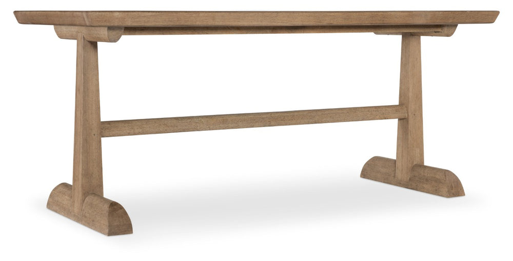 Hooker Furniture Vineyard Travertine Counter Table — Sonoma Pecky Hickory 84" Friendship Style For Wine & Entertaining 6952-75206-80