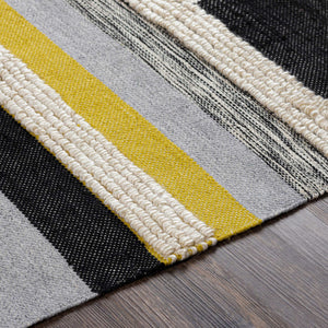 Surya Yuva 2' X 3' Handmade Eco-friendly Area Rug - Global Style, High Pile, Sustainable Pet Yarn Design  Recycled Pet Yarn Yuv2300-268