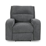 Parker House Polaris - Bizmark Grey Power Reclining Sofa And Recliner Grey 100% Polyester (W) Mpol-31ph-big