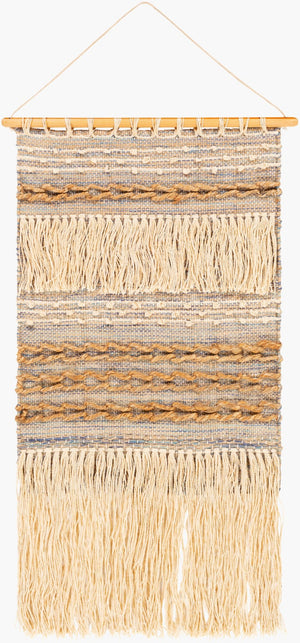Livabliss Yavan Moroccan Jute Woven Wall Hanging Artisan Boho Textile for Bedroom or Entryway YVA1000-2036