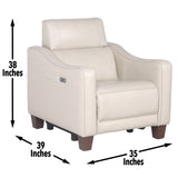 Steve Silver Giorno Power-Power Recliner Ivory GI850RI