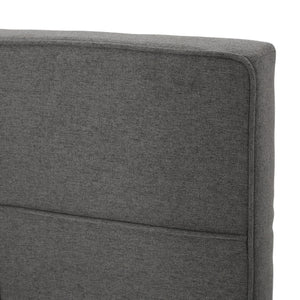 English Elm Christopher Knight Home® - King Linen Upholstered Headboard with Tufted Waffle Stitch, Piped Edges & Adjustable Height, 81" Charcoal grey 66869.00CHARGRY