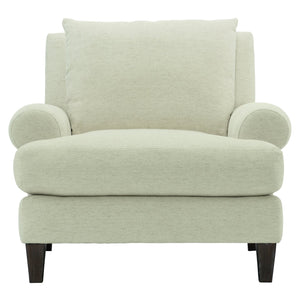 Bernhardt Bernhardt Isabella Chair — Plush European-Style Seating, Rolled Arms, Toss Pillows, Customizable Finish - Made to Order P4612A