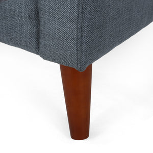 English Elm Christopher Knight Home® - Greenmont Upholstered Armchair with Tufted Back, Flared Arms & Birch Legs — Cozy Durable Craftsmanship DARK GREY 30 L x 28.75 W x 18 H 62263.00DGRY