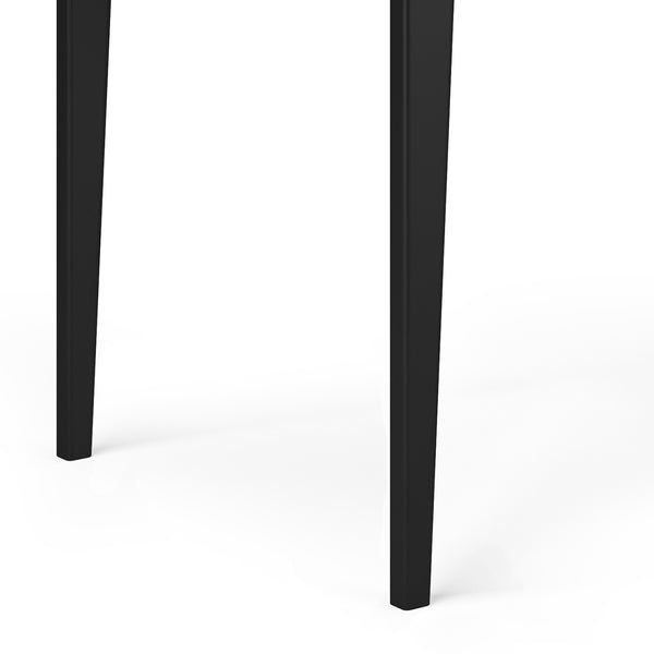 English Elm Harper Black Desk - Handcrafted Mid-Century Charm With Storage, Perfect For Home Office & Gaming B136P158718