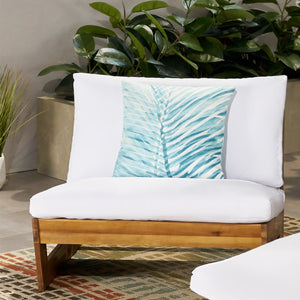 English Elm Christopher Knight Home® - SHERWOOD Club Chair with Acacia Wood Frame, Weather-Resistant Outdoor Lounge Seating with Cushions Teak 64867.00WHIMP1
