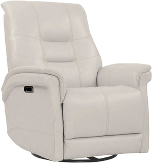 Parker House Parker Living Carnegie - Verona Ivory - Powered By Freemotion Cordless Power Swivel Glider Recliner Verona Ivory Top Grain Leather with Match (X) MCAR#812GSPH-P25-VIV