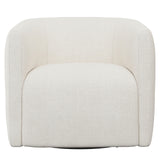 Bernhardt Aline Fabric Swivel Chair 5558-000 White B6923S_5558-000 Bernhardt