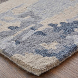 Feizy Rugs Everley Wool Hand Tufted Casual Rug Blue/Gray/Ivory 12' x 15'