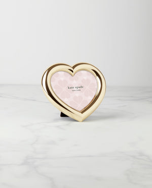 Lenox Kate Spade Charmed Life Gold Heart Frame Metallic, GOLD METAL 894020
