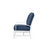 Bristol Club Chair Canvas Flax in Spectrum Indigo w/ Self Welt SW501-21-48080 Sunset West