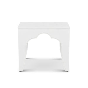 Island Manor End Table, Whitewash EFT40682 Park Hill