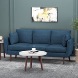 Christopher Knight Home® - Noble House - Feichko Contemporary Fabric Pillow Back 3 Seater Sofa