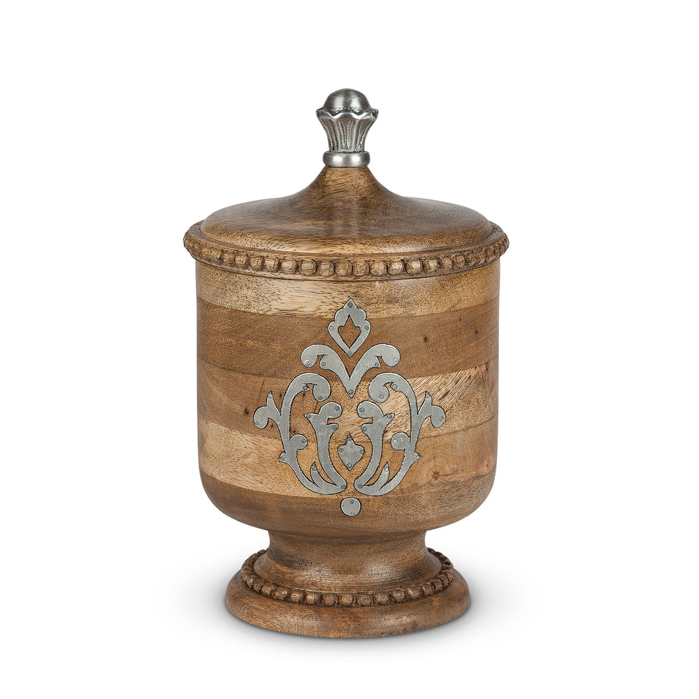Heritage Inlay Wood Canister, 12" EAW92993 Park Hill