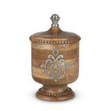 Heritage Inlay Wood Canister