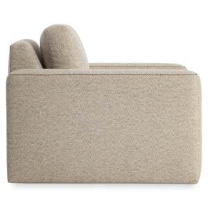 Bernhardt Bernhardt Vaughn Swivel Chair — Transitional 360° Accent Seating With Oversized Track Arms & X Stitching - Made to Order P1092SA