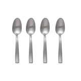 Oneida Everdine 4-Piece Teaspoons Set, Satin Finish, Rust-Resistant Stainless Steel